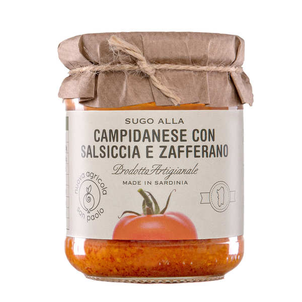 Campidanese Sauce - Italian tomato sauce with pork sausage and saffron ...