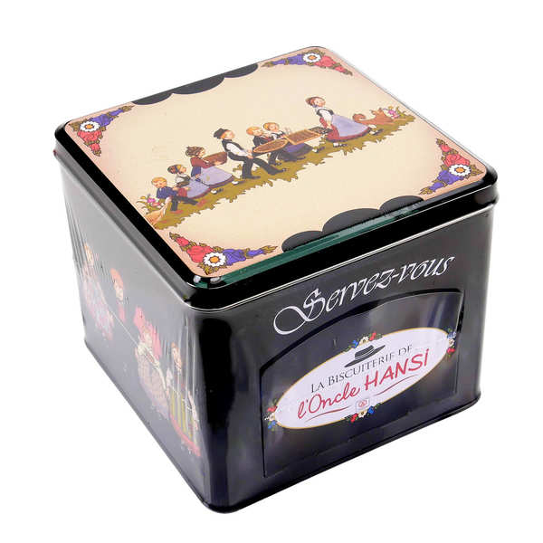 Assortment of Alsatian cookies in Hansi dispenser box - Fortwenger