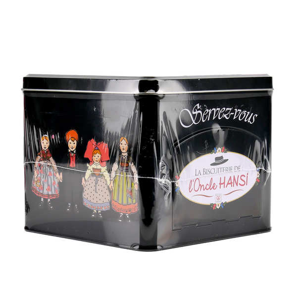 Assortment of Alsatian cookies in Hansi dispenser box - Fortwenger