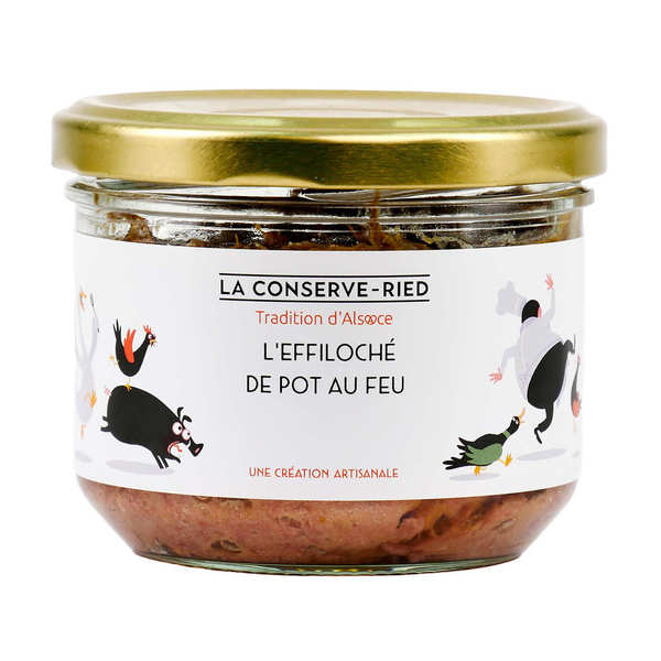 Effiloché de pot-au-feu - Pot de 180g