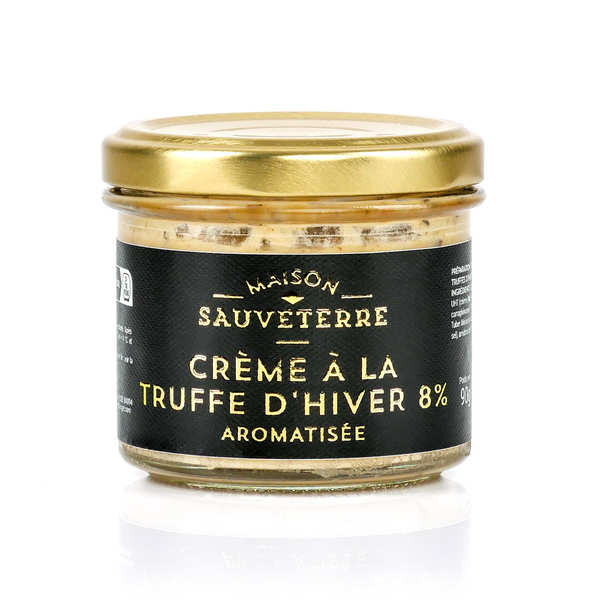 Winter truffle cream 8%, flavored - Maison Sauveterre