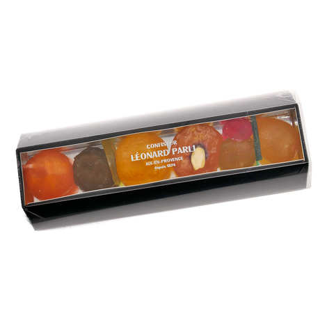 Léonard Parli - Coffret de fruits confits assortis Léonard Parli