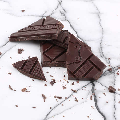 Le Chocolat des Français - Tablette chocolat noir 71% et éclats de fèves de cacao bio - Voulez-vous ?