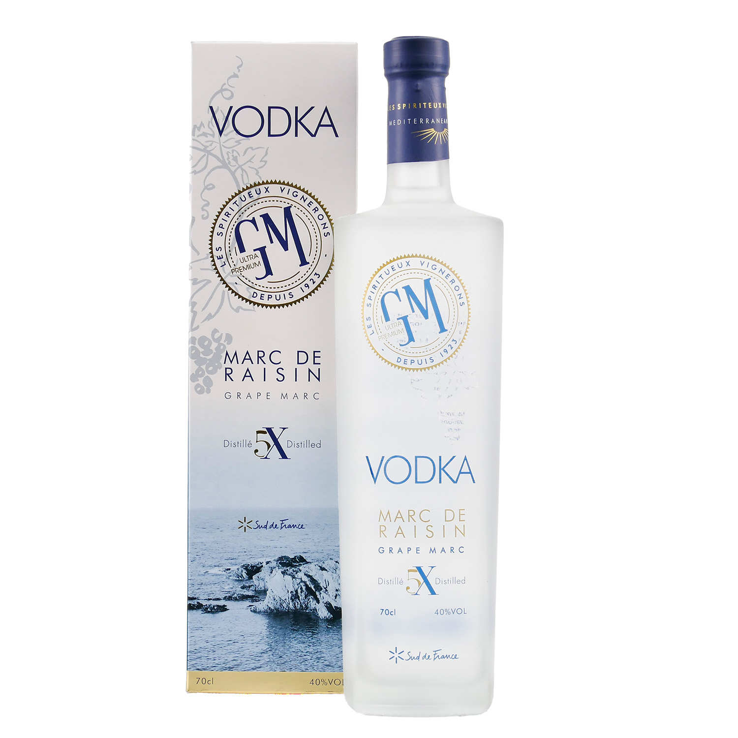 French grape vodka La Grappe de Montpellier 40 La grappe de Montpellier
