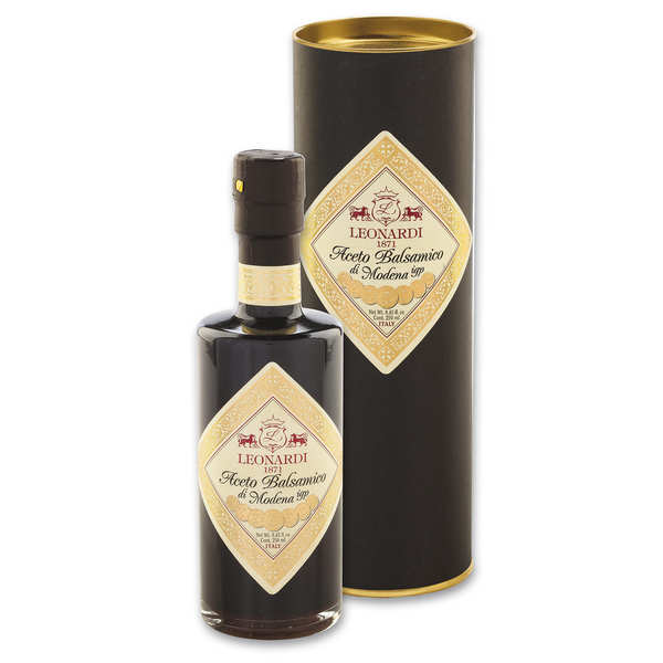 Vinaigre balsamique de Modène IGP 15ans - 7 médailles - Bouteille verre 250 ml et son coffret