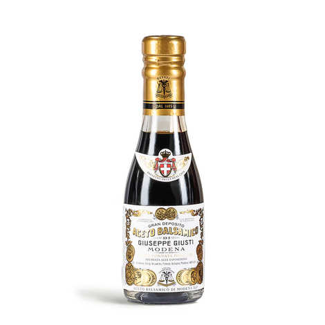 Giusti - Coffret cadeau Trio de vinaigre Balsamique de Modène - 1 médaille d'argent, 2 et 3 Médailles d'or