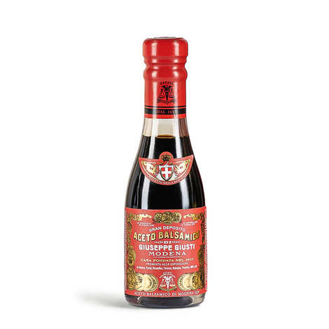 Giusti - Coffret cadeau Trio de vinaigre Balsamique de Modène - 1 médaille d'argent, 2 et 3 Médailles d'or