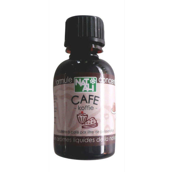 Arôme naturel de café bio - flacon 30ml
