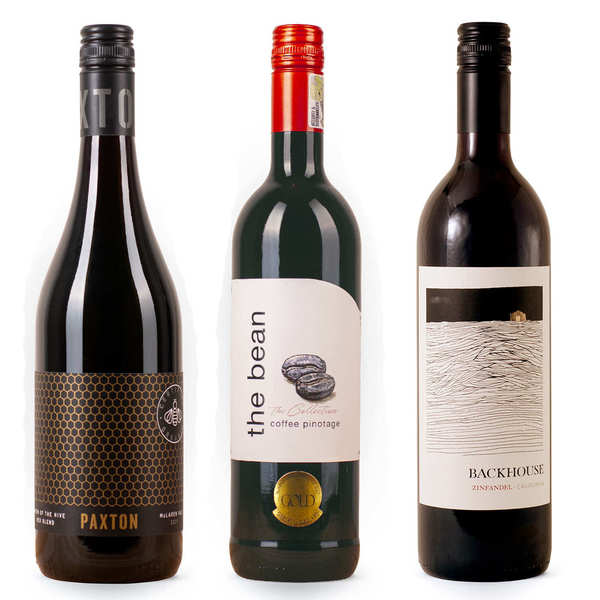 Offre découverte 3 vins rouges du monde (États-Unis, Australie, Afrique du sud) - Lot 3 bouteilles 75cl