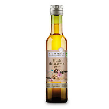 Huile de sésame grillé bio Huile de sésame grillé bio