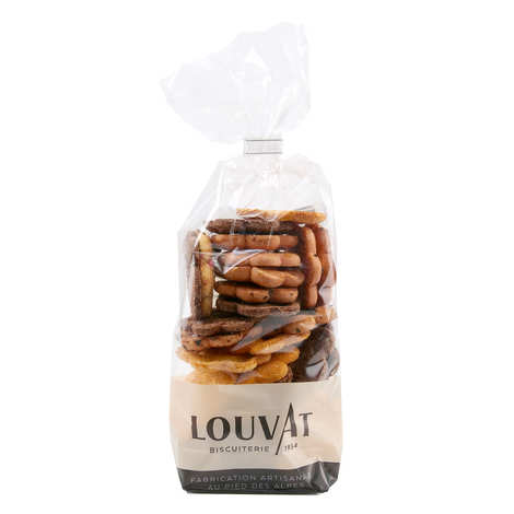 Biscuiterie Louvat - Assortiment de sablés fleurs aux différentes saveurs