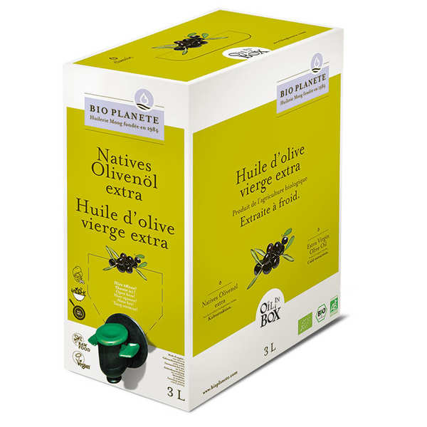 Huile d'olive BIO Classique – Bag-In-Box 1,5L - Soléou, créateur