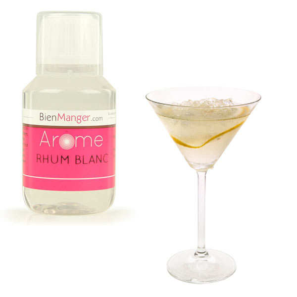 Arôme alimentaire de rhum blanc - flacon doseur 115ml