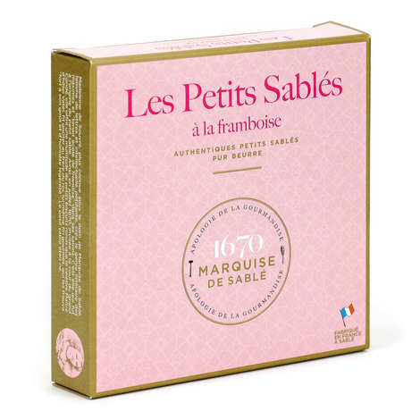 Biscuiterie La Sablésienne - Les Petits Sablés à la Framboise