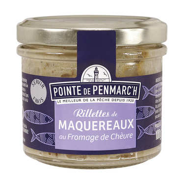 Mackerel rillette with cheese goat Mackerel rillette with cheese goat