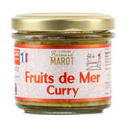 Fruits de mer au curry à tartiner