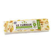 Barre de nougat blanc de Provence amande et pistache - Le Curieux