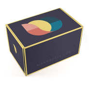 Boîte cadeau décorée XL Art Déco