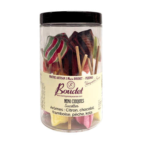 Confiserie Boudet - Mini Chique - Assortment of small traditional lollipops