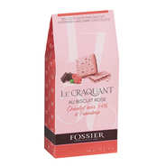 Le craquant au Biscuit rose de Reims, Chocolat noir et Framboise - Maison Fossier