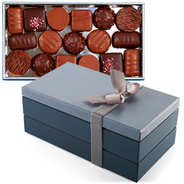 Ballotin premium de 34 chocolats noirs et au lait