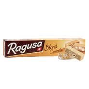 Ragusa Blond à partager - 16 barres de chocolat suisse blanc caramélisé fourré praliné et noisettes