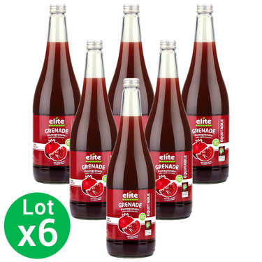 Pur jus de grenade bio offre promo 6 x 1L Pur jus de grenade bio offre promo 6 x 1L