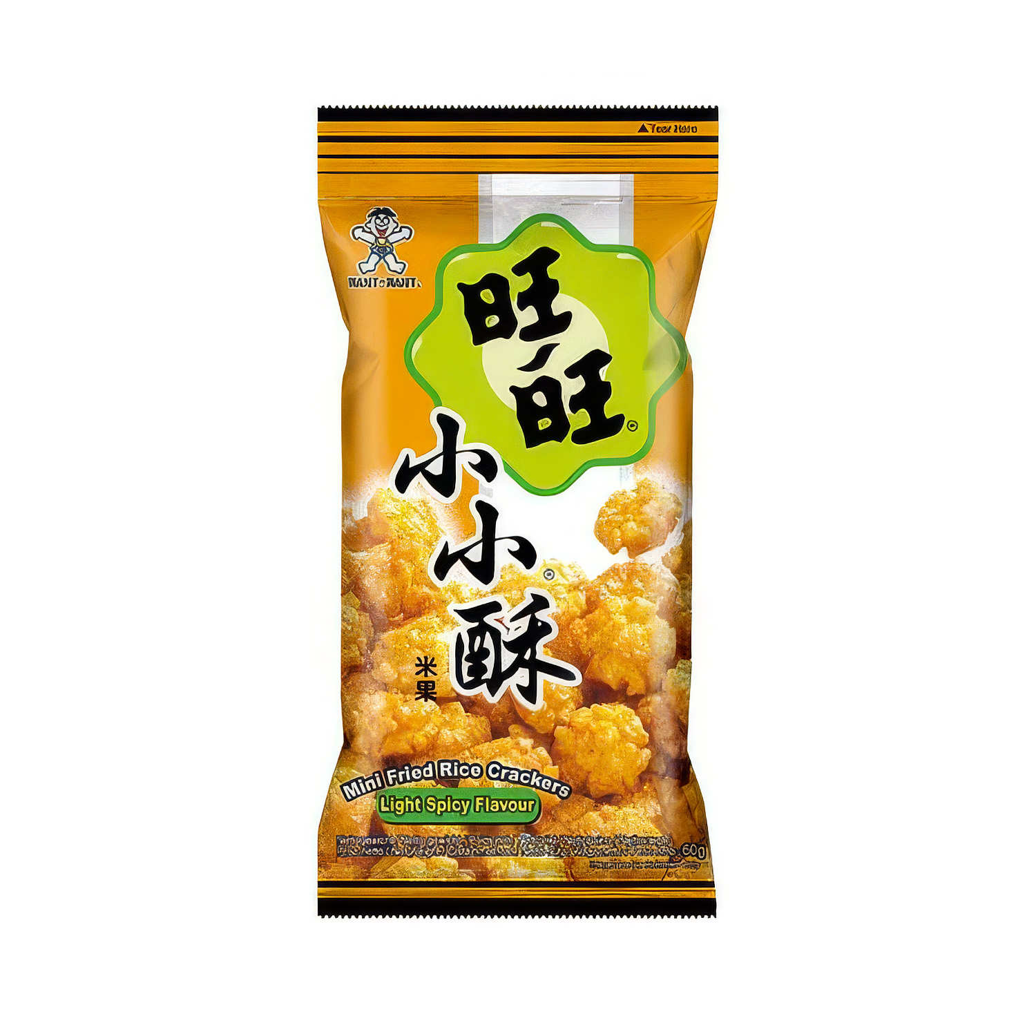 Mini Rice Wheel Crackers Mini lightly spiced rice crackers - Want Want