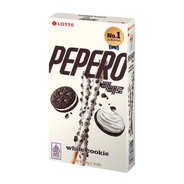 Stick Pepero White Cookie - Biscuit bâtonnet coréen enrobé chocolat blanc et biscuit
