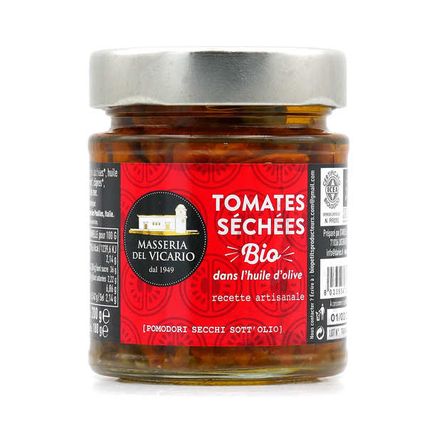 Tomates séchées huile d'olive 280gr