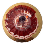 Pétales de jambon de Porc Noir De Bigorre AOP 24 mois tranchés main