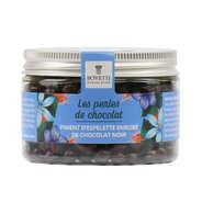 Perles de chocolat pour topping au piment d'Espelette enrobé de chocolat noir