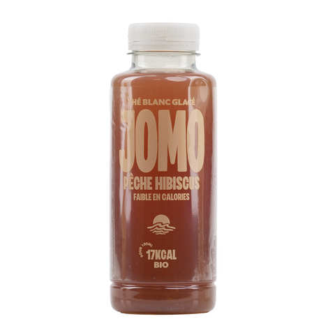 Th blanc glac  la pche et  l'hibiscus bio JOMO - Jomo