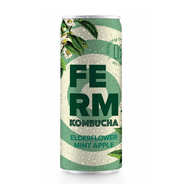Kombucha bio FERM - Fleur de sureau menthe pomme