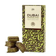 Tablette de chocolat de Dubaï - Pistache, chocolat au lait et kunefa