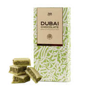 Tablette de chocolat de Dubaï - Pistache, chocolat blanc et kunefa
