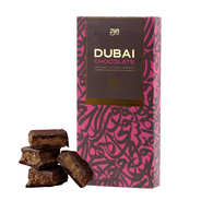 Tablette de chocolat de Dubaï - Noisette, chocolat noir et kunefa
