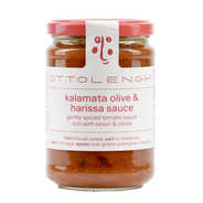 Sauce tomate aux olives de Kakamata et harissa - Ottolenghi