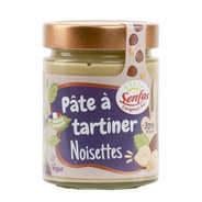 Pâte à tartiner noisette blanche bio et sans huile de palme