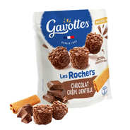 Rochers croustillants chocolat au lait et crêpes dentelle - Gavottes