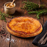 Tourte feuilletée poulet moutarde