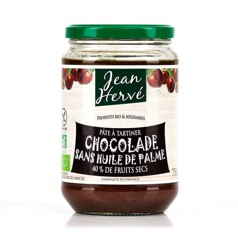 Jean Hervé - La chocolade - pâte à tartiner bio sans huile de palme