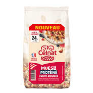 Muesli protéiné bio aux fruits rouges