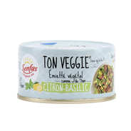Ton veggie citron basilic bio - Emietté végétal comme du thon
