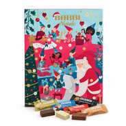 Calendrier de l'Avent de gaufrettes assortis Babbi