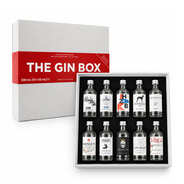 Coffret cadeau The Gin Box World Tour (10x5cl de gin)