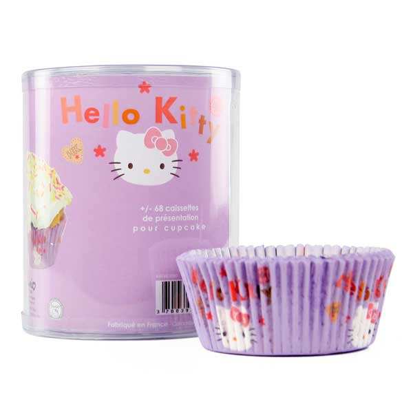 68 caissettes hello kitty pour cupcakes - 68 caissettes hello kitty