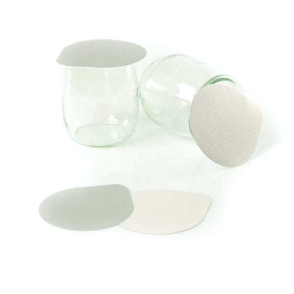 Small airtight glass jar 12cl