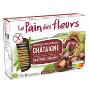 Le pain des fleurs - Crunchy organic chestnut toast, gluten free, no added sugard. Le pain des fleurs - Crunchy organic chestnut toast, gluten free, no added sugard.