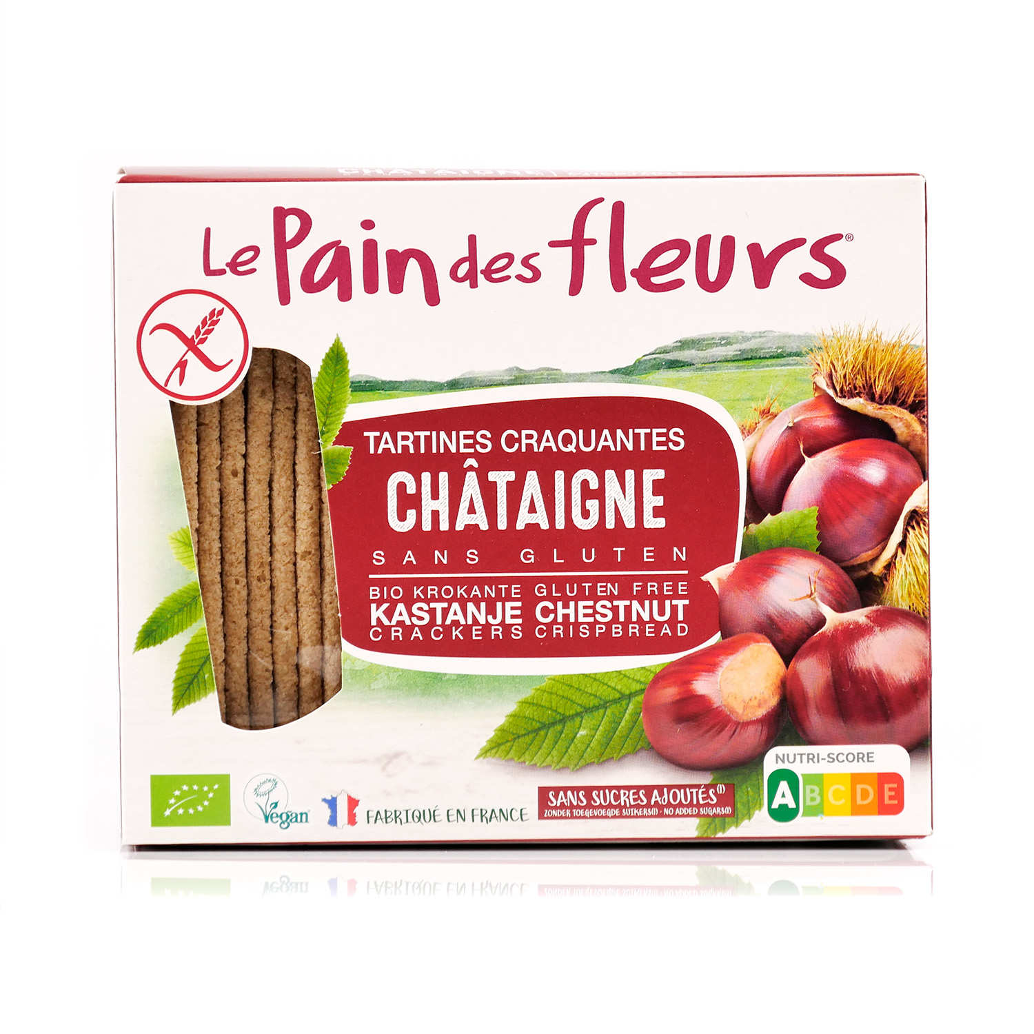  Le Pain Des Fleurs Organic Ancient Grain Crispbread, Low  Sodium, Low Fat, Vegan, Gluten Free Crackers